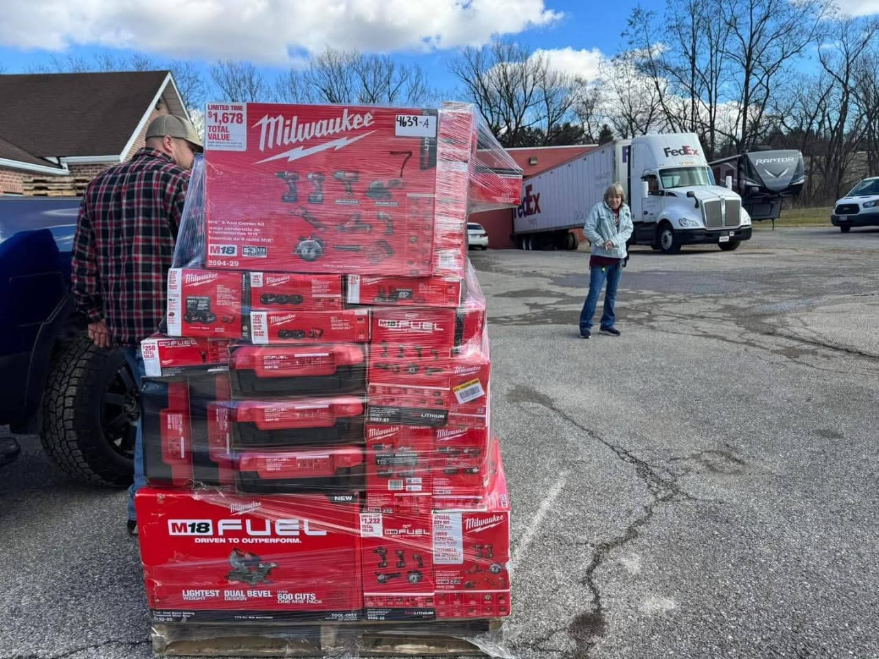 Milwaukee Tool Pallets